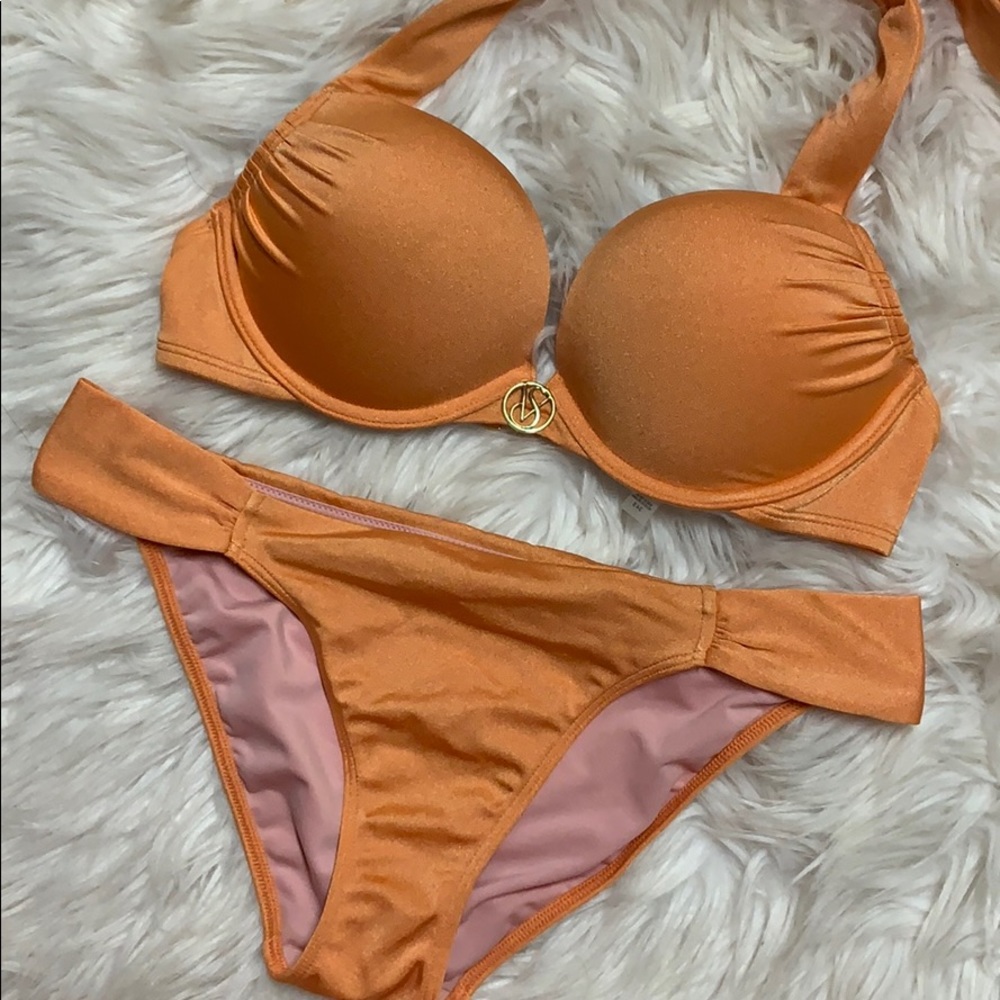 Rare Bombshell Push Up VS Swimsuit Set